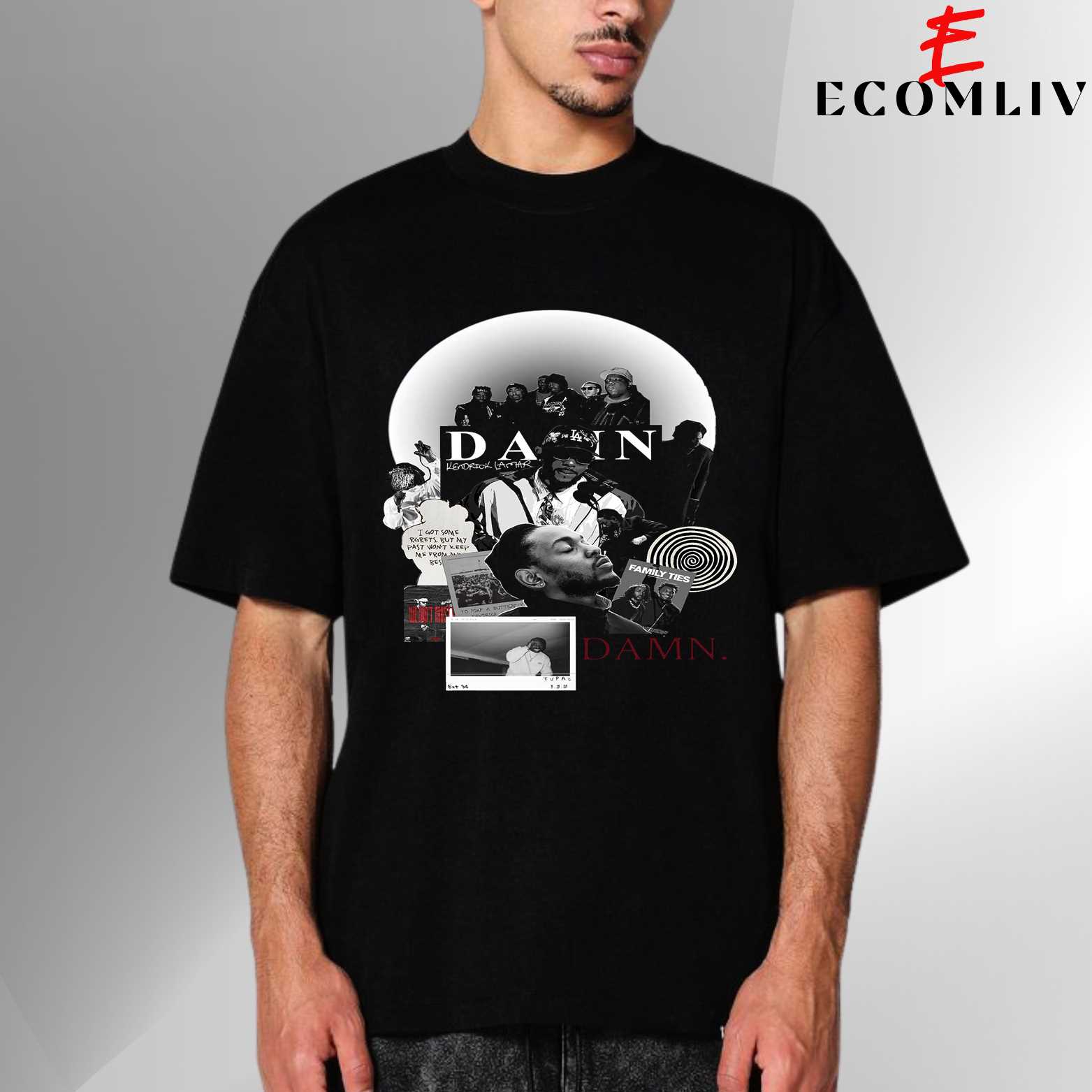 Kendrick Damn Album Tee, Rap Icon Merch T-Shirt